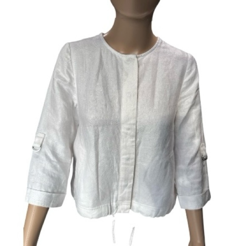 Chico's White Jacket Size OOP